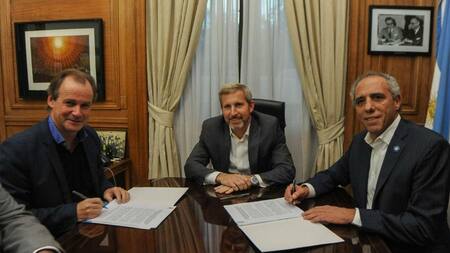 Rogelio Frigerio y Alejandro Caldarelli