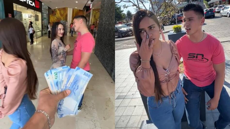 Reto viral. Foto: TikTok/hotspanishmx