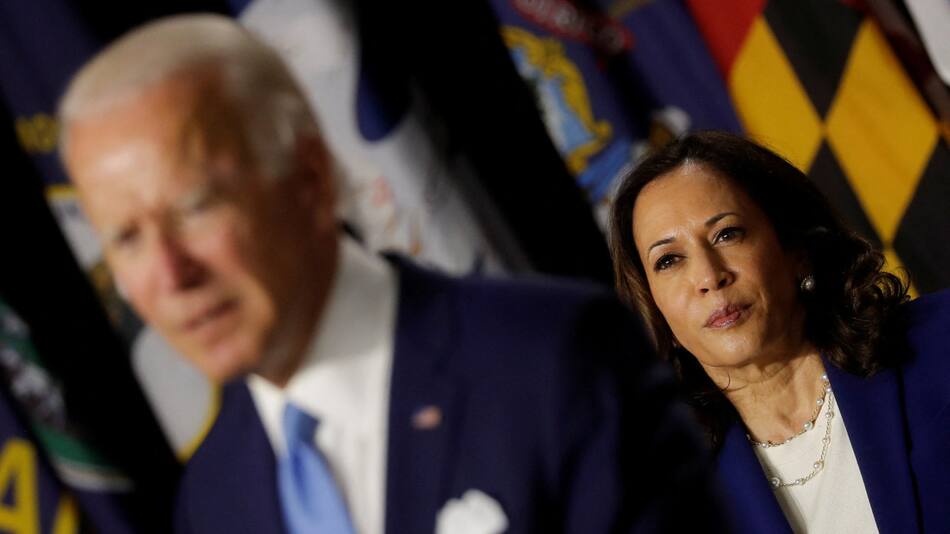 Kamala Harris es la vicepresidenta de Biden. Foto: Reuters.
