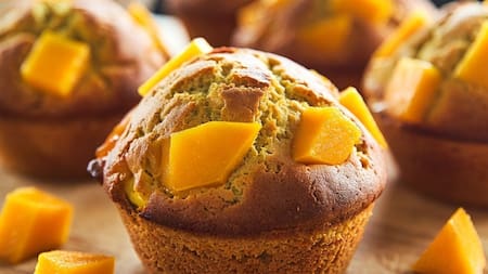 Muffins de mango.