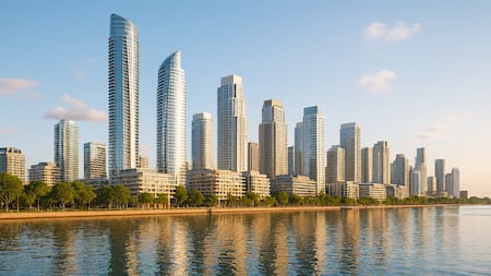 Se levanta una “Dubai” en el sur porteño: el megaproyecto que transformará el borde costero