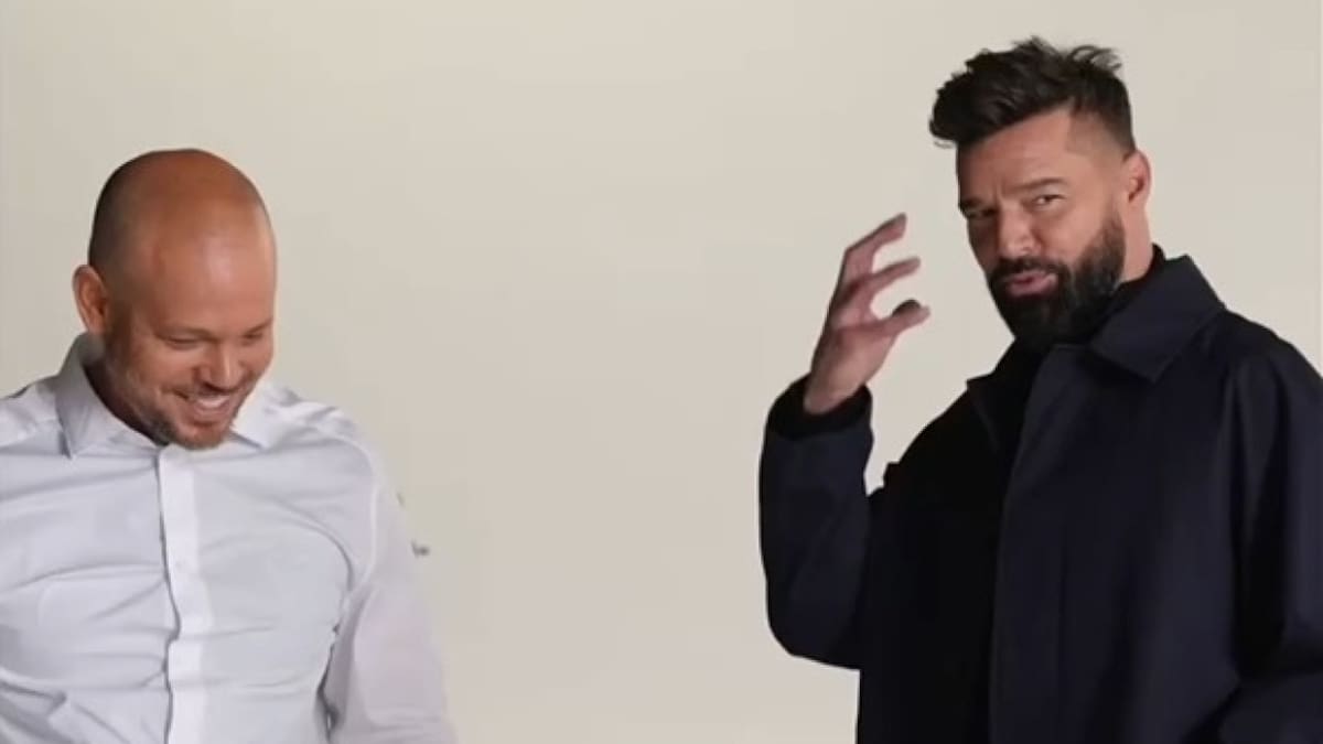 Ricky Martin y Residente. Foto: Instagram.