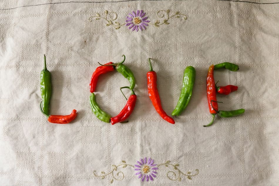 Alimentos; verduras; ají; chile picante. Foto: Unsplash.