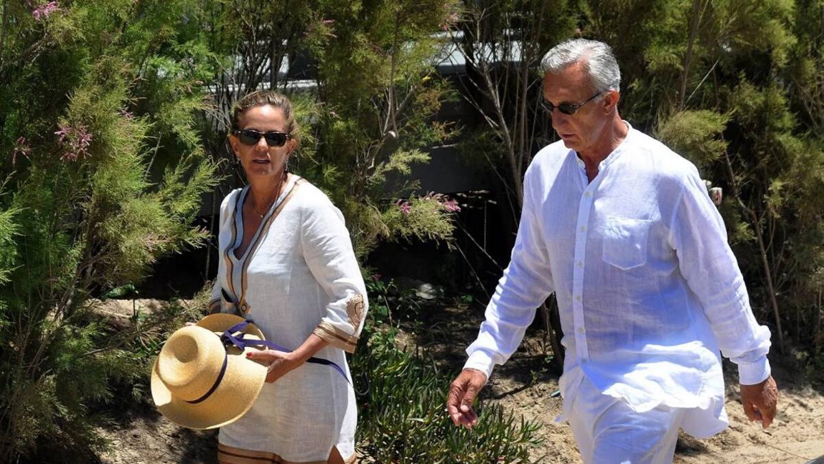Jorge Neuss y su esposa