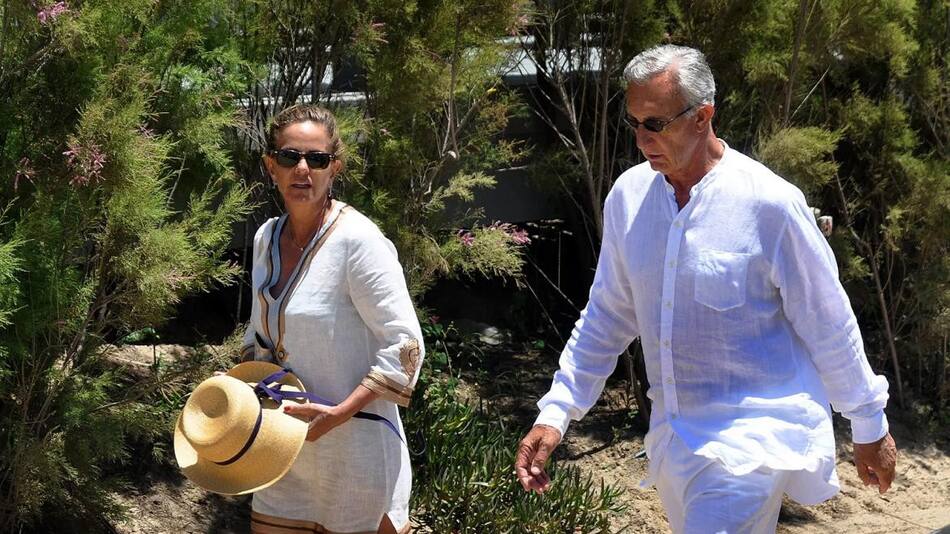 Jorge Neuss y su esposa