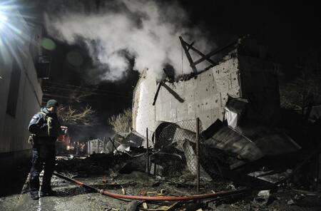 Rusia atacó a Ucrania con un número récord de drones durante Año Nuevo. Foto: EFE.