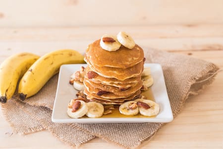 Panqueques de banana. Foto: Freepik.