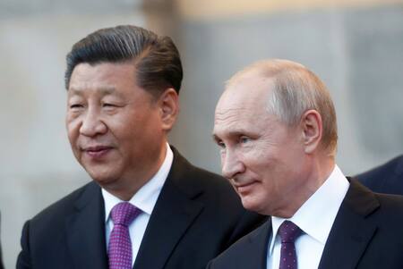 Xi Jinping y Vladimir Putin. Foto: Reuters.