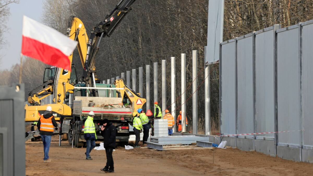 Polonia blinda sus fronteras. Foto: Reuters.