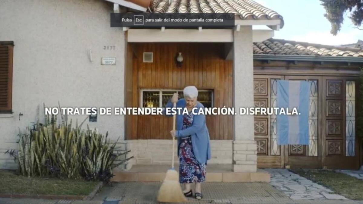 Canción oficial de la AFA de cara al Mundial de Qatar. Foto: Captura de video.