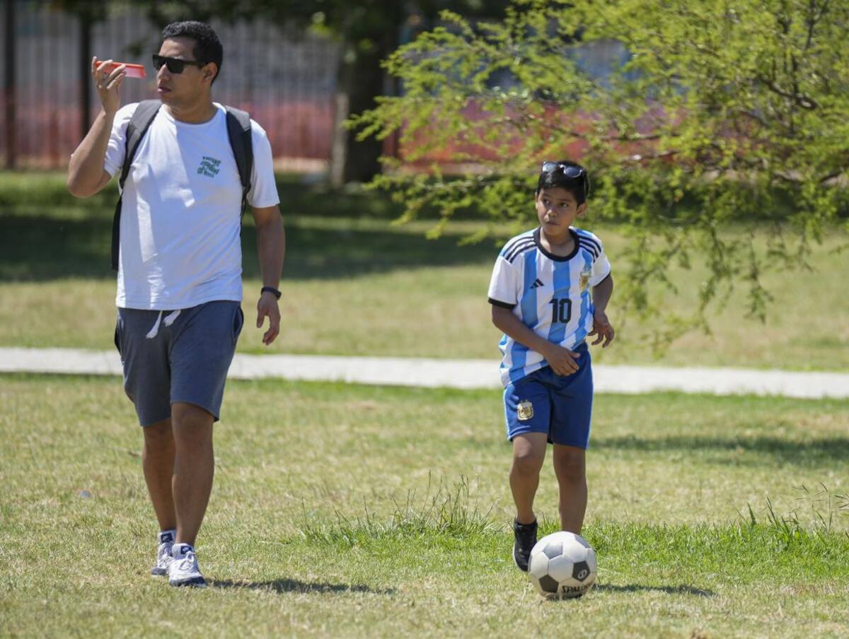 Ola de calor en Argentina. Foto: NA