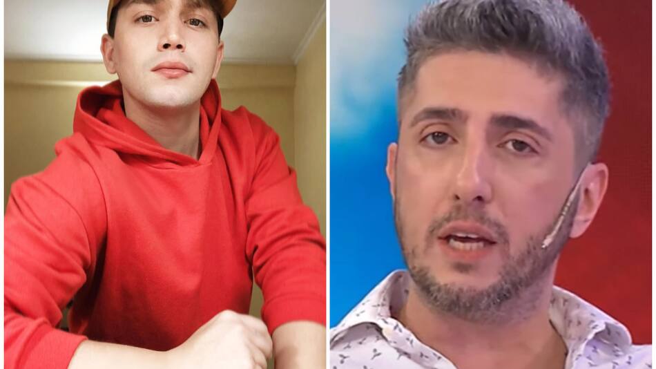 Lucas Benvenuto y Jey Mammon. Fotos: Instagram/lucasbenvenutoo - captura América TV.