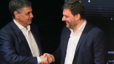 Jorge Macri y Leandro Santoro.