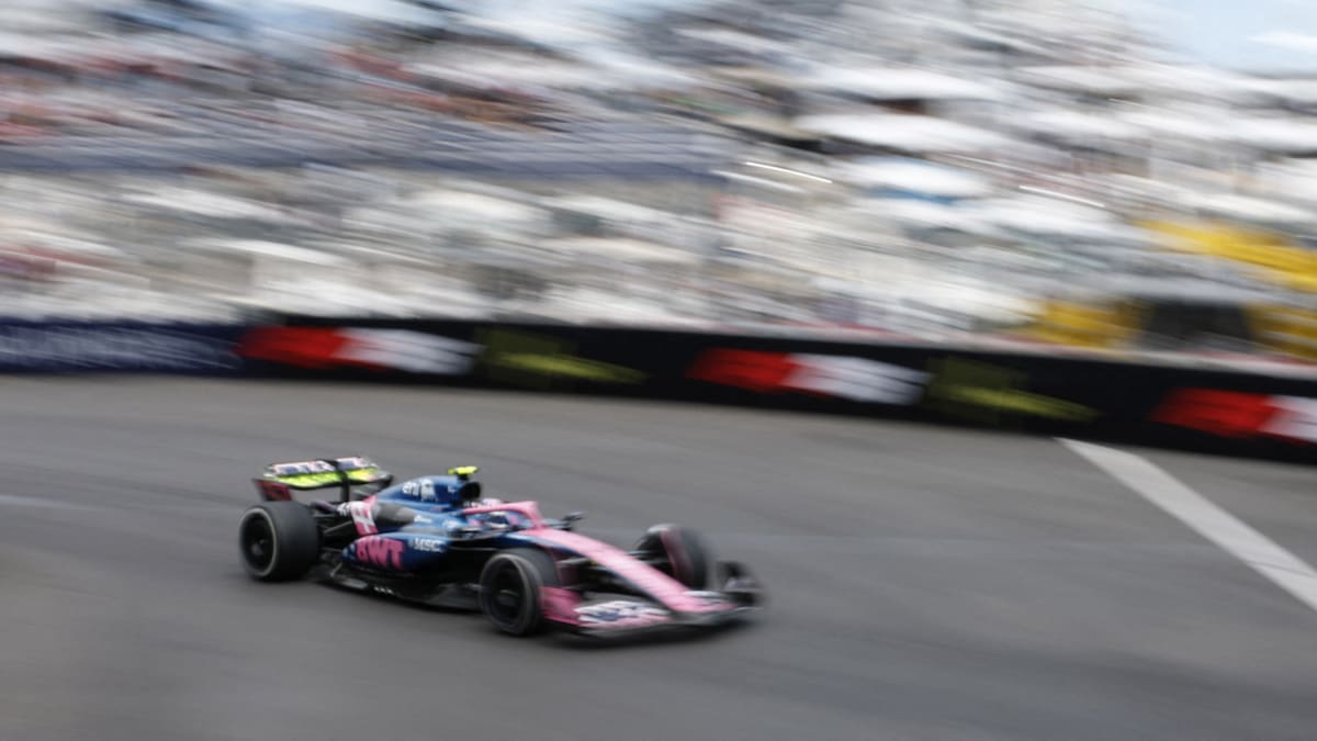 Franco Colapinto en el Gran Premio de Mónaco. Foto: REUTERS/Stephanie Lecocq.