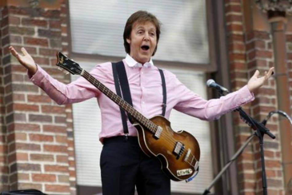 Paul McCartney, músico. Foto: Reuters.