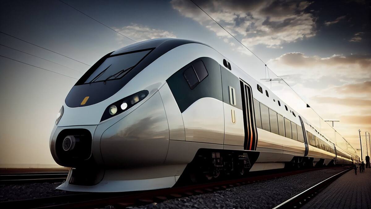 Tren, transporte. Foto Freepik.