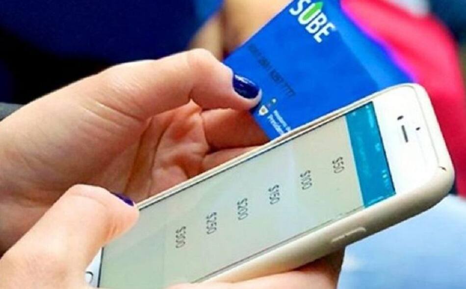 Tarjeta SUBE, celulares, NA