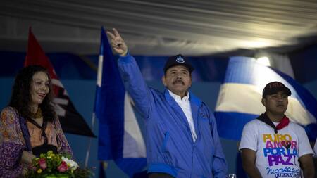 Daniel Ortega, presidente de Nicaragua. Foto: EFE