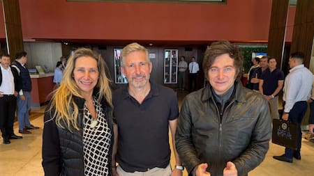 Javier Milei y Rogelio Frigerio.