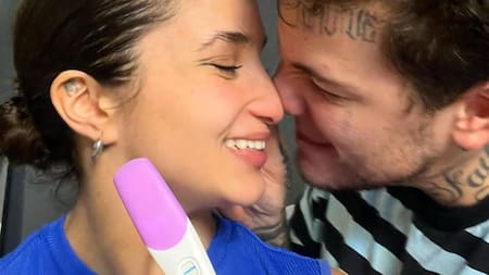 Melody Luz y Alex Caniggia esperan su primer hijo. Foto: Instagram/melodyluz