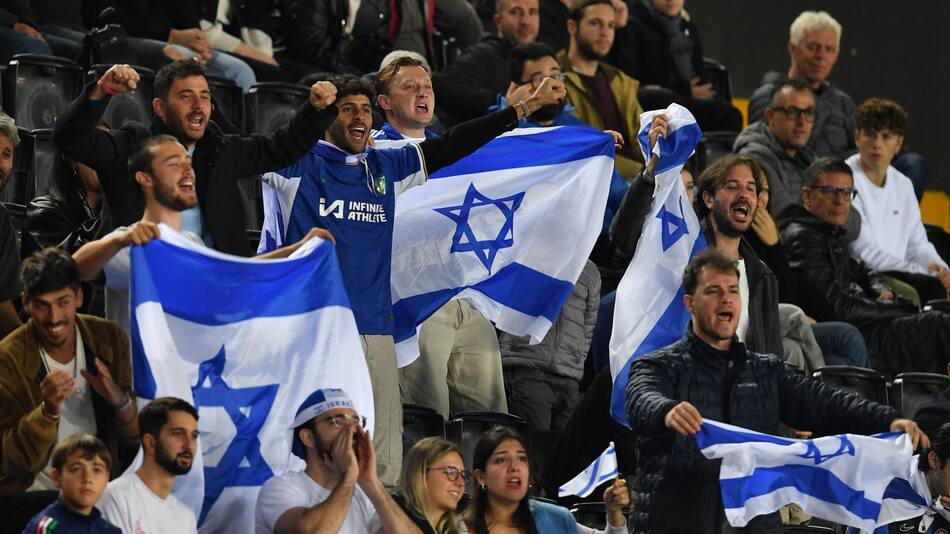 Hinchas de Israel. Foto: Reuters