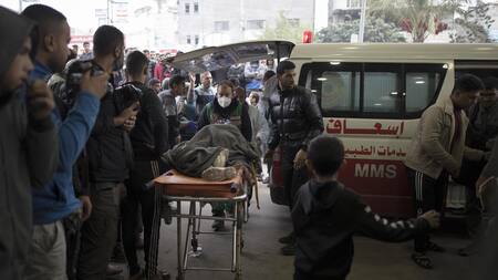 Hospital Khan Yunis en Gaza. Foto: Reuters.