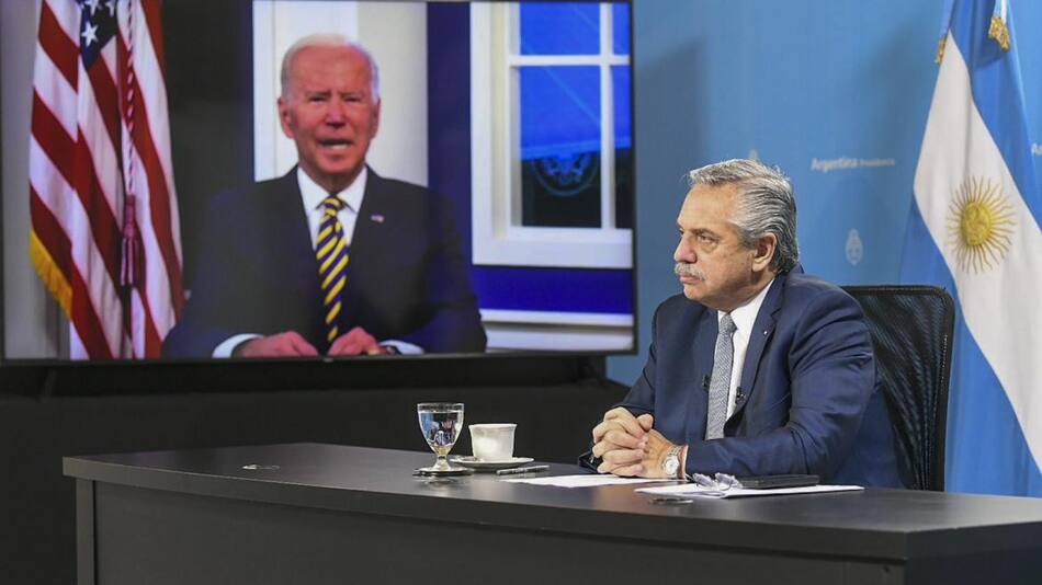 Joe Biden y Alberto Fernández, NA