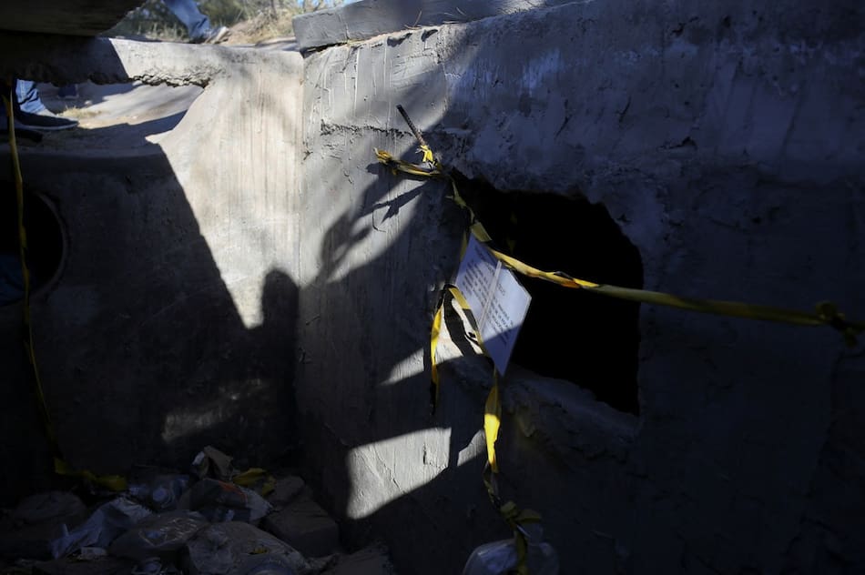 El túnel subterráneo que conectaba Ciudad Juárez con El Paso. Foto: Reuters (Carlos Sánchez)