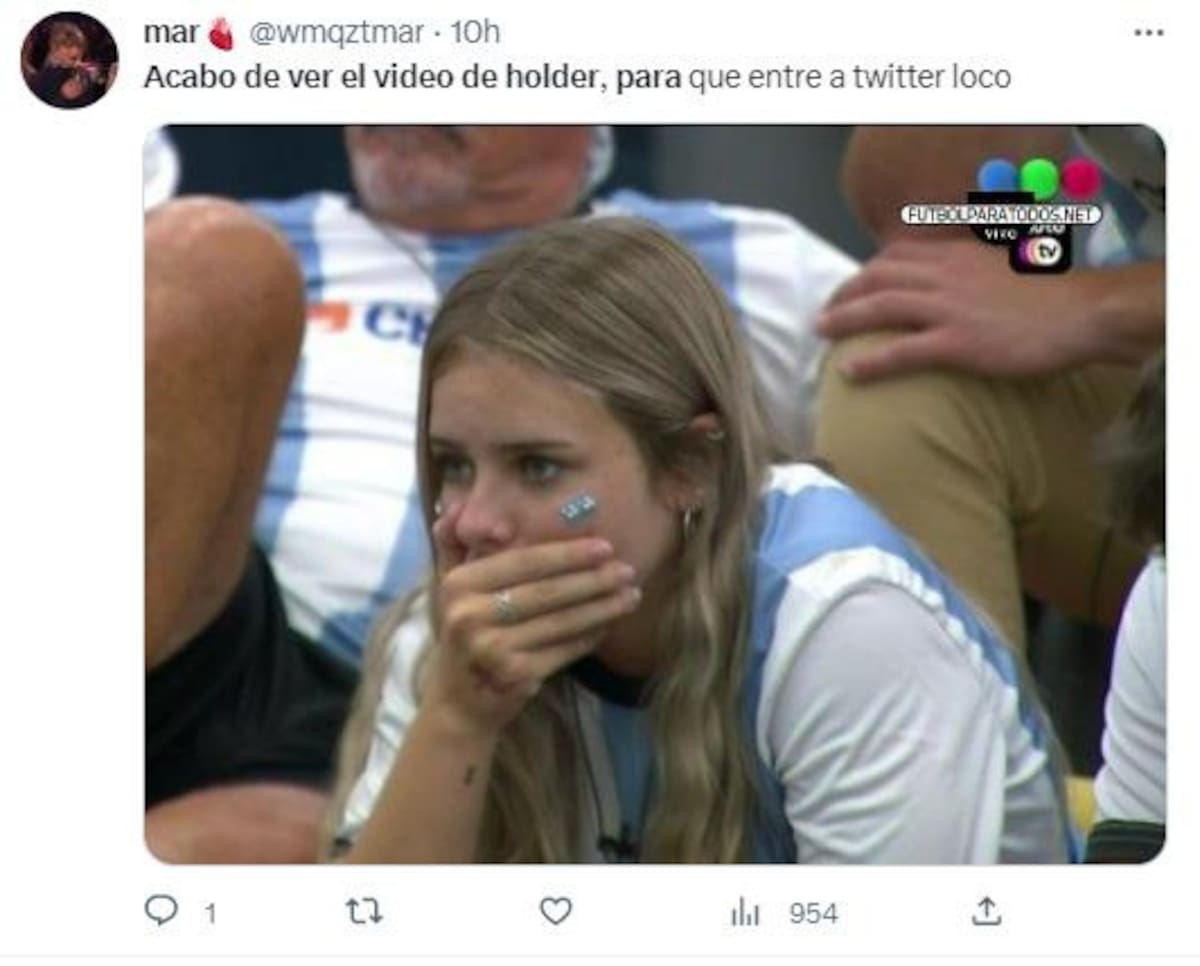 Memes por la filtración de un video sexual de Tomás Holder. Foto: Twitter.