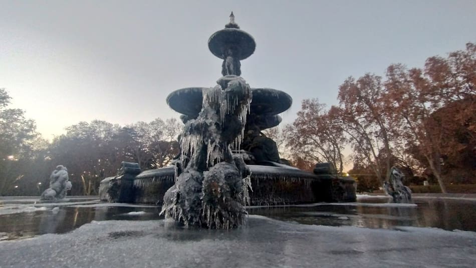 Ola polar en Mendoza. Foto: X/@Estacion_bcp