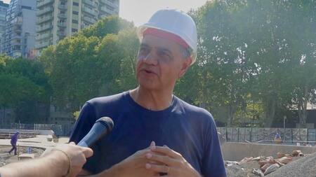 Jorge Macri recorrió las obras del nuevo proyecto urbanístico de la Ciudad