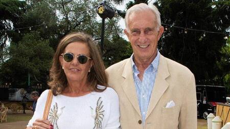 Jorge Neuss y su esposa