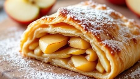 Strudel de manzana sin TACC