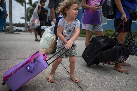 Huracán Irma - Éxodo (Reuters)