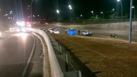 Persecución y tiroteo en General Paz. Foto: @aleginart.