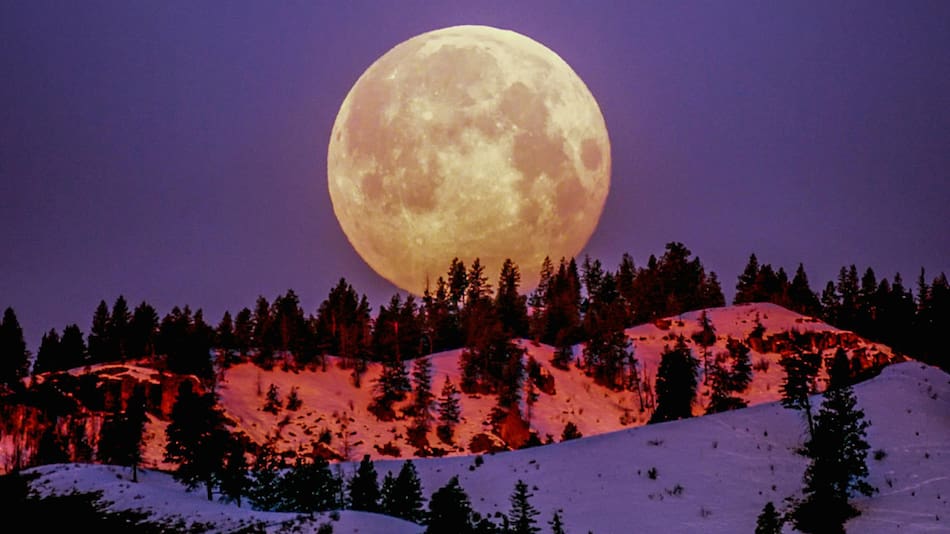 Luna de Nieve. Foto: Pexels.