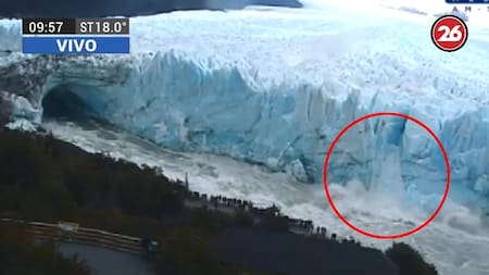 Rompimiento del glaciar Perito Moreno - Canal 26