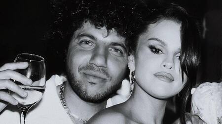 Selena Gómez junto a Benny Blanco. Foto: Instagram (selenagomez).