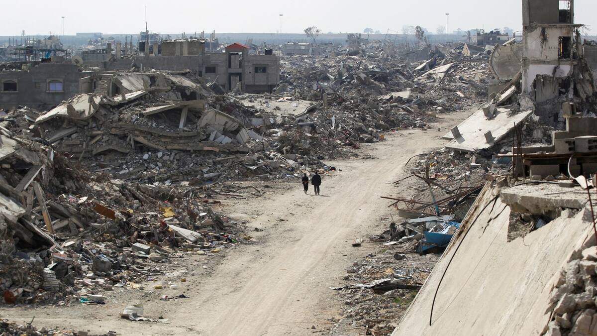Franja de Gaza. Foto: REUTERS/Hatem Khaled.