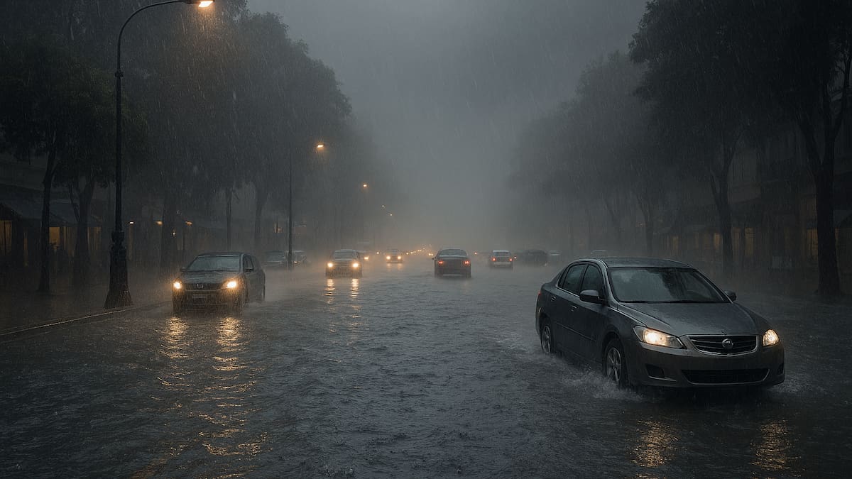 Se intensifican las tormentas: hasta cuándo llueve en el AMBA y cómo estará el tiempo después de la ciclogénesis