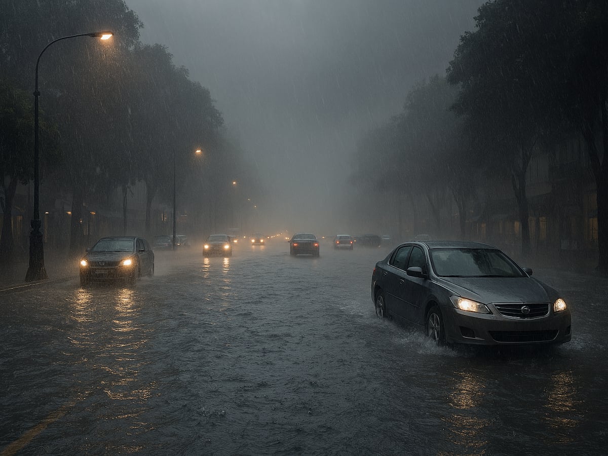 Diluvio inesperado en Buenos Aires: las imágenes más impactantes de una tarde que se volvió noche