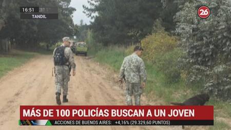 Intensa búsqueda de un joven en Tandil: su auto apareció incendiado