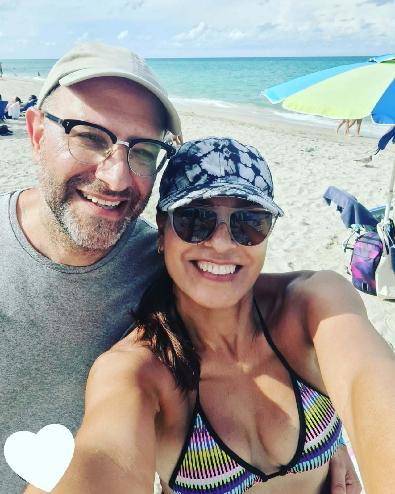 Laura Leguizamón y su esposo, antes de la tragedia en su casa de Villa Crespo. Foto: Instagram.