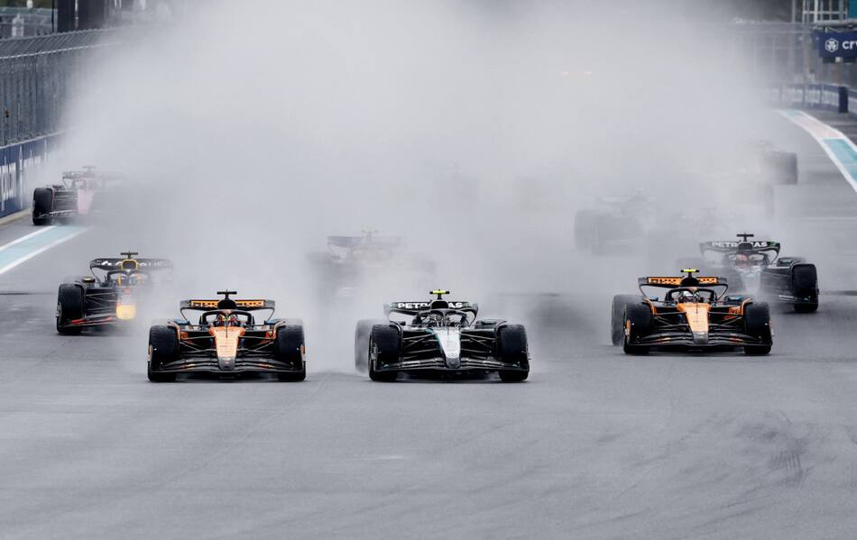 Gran Premio de Miami 2025, Fórmula 1. Foto: Reuters/Marco Bello.