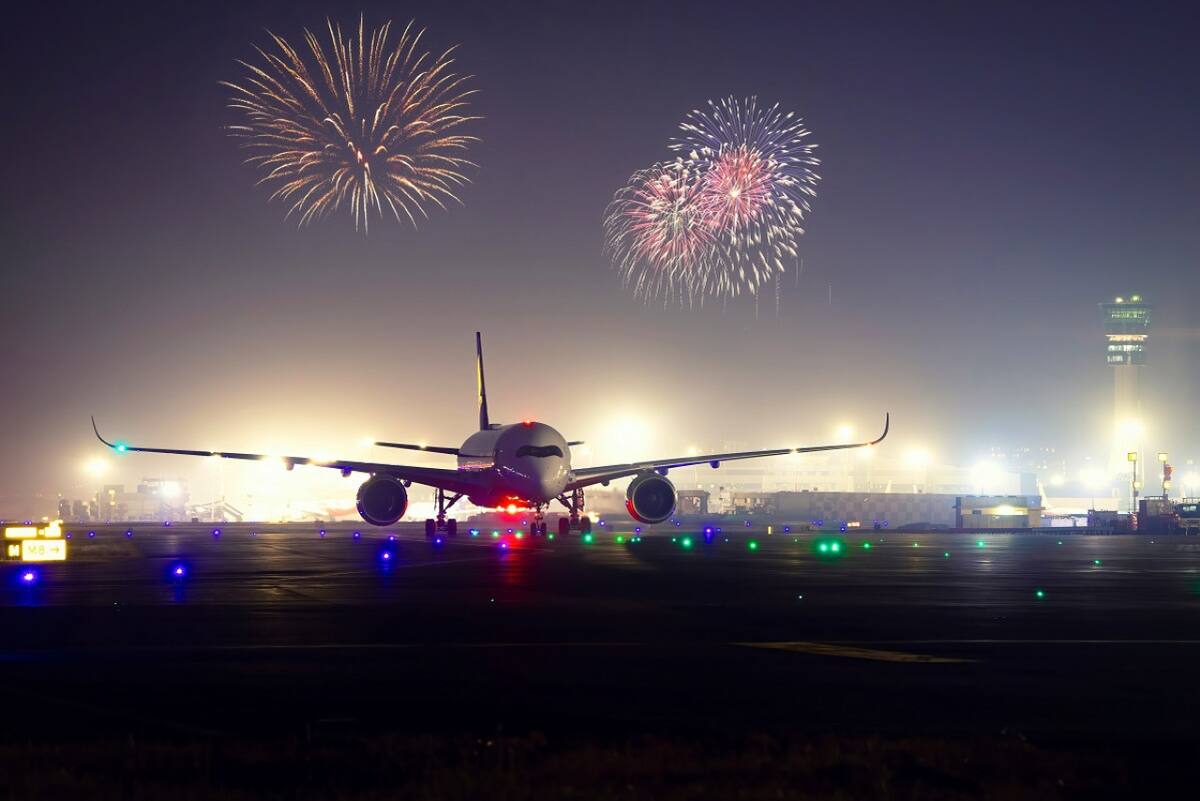 Aterriza de avión. Foto: Unsplash.