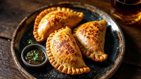 Empanadas, comida.