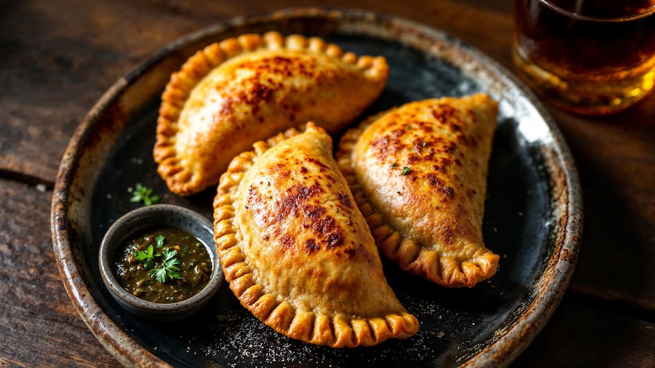 Empanadas, comida.