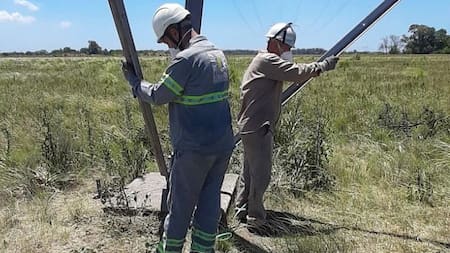 Robo de hierros de alta tensión en Esteban Echeverría