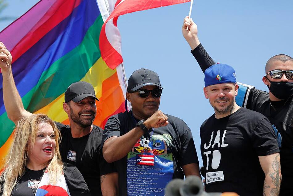 Protestas en Puerto Rico contra la homofobia, marcha, Ricky Martin, Residente,Reuters
