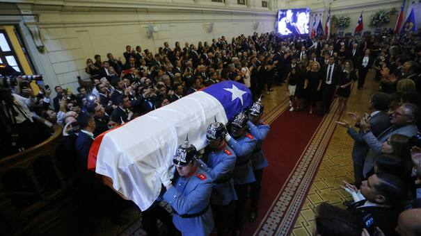"Sirvió con amor a la patria": el emotivo funeral de Estado con el que Chile despide a Piñera